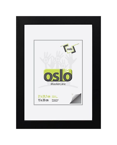 Oslo MasterLine Bilderrahmen Holz massiv Echtglas günstig online kaufen