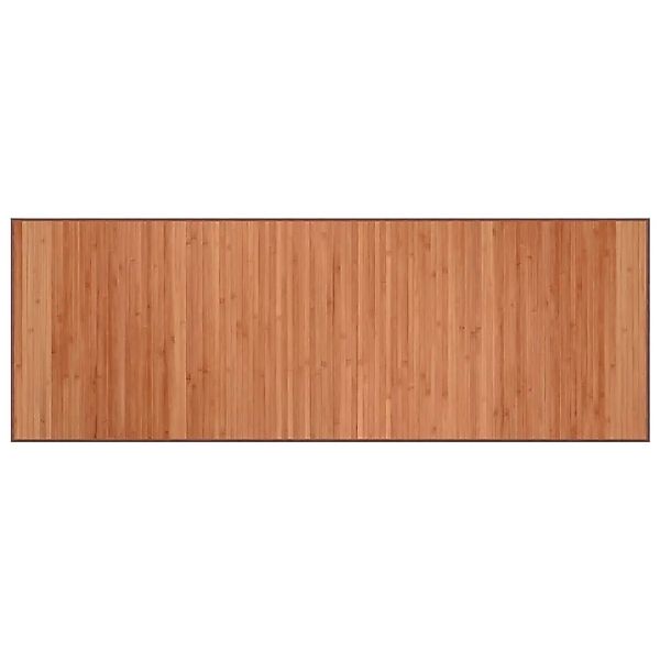 vidaXL Teppich Rechteckig Braun 70x200 cm Bambus 376872 günstig online kaufen