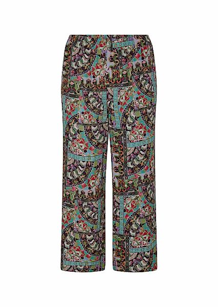 GOLDNER Schlupfhose "Kurzgröße Weite Hose VERA mit Patch-Print" günstig online kaufen