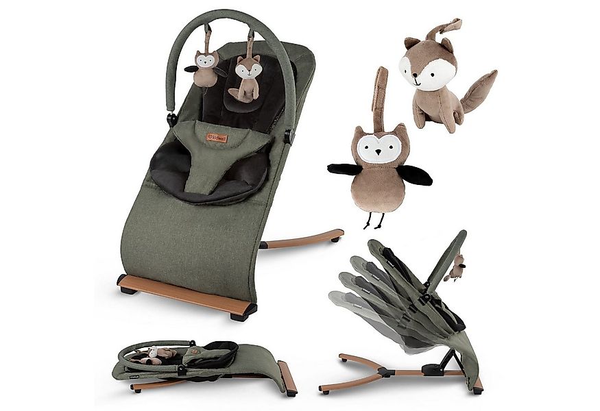 COIL Babywippe Baby Bouncer, Babyschaukel, Schaukelstuhl, 4-Stufen-Verstell günstig online kaufen