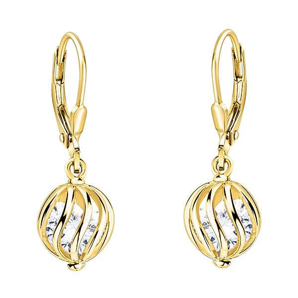 Sofia Milani Paar Ohrhänger Zirkonia Kugel, günstig online kaufen