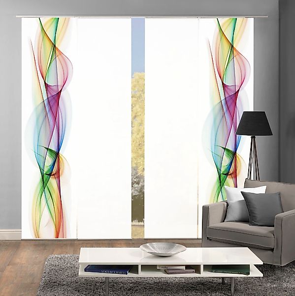 HOME WOHNIDEEN "BOLGE" Paneelwagen 1 Stk. tlg. DIGITALDRUCK günstig online kaufen