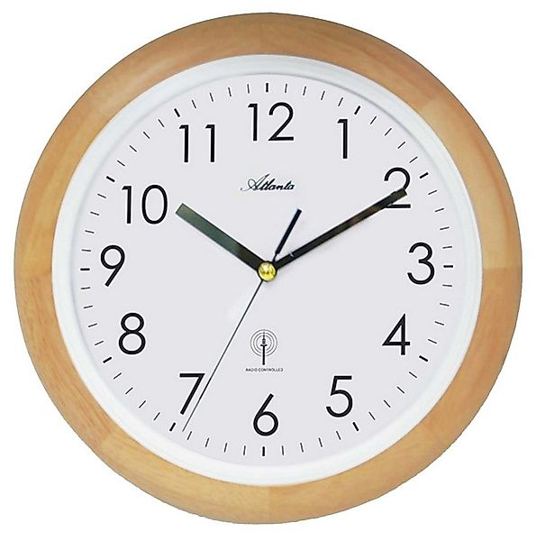 Atlanta Wanduhr Funkwanduhr Durchmesser 25,5 cm - Atlanta Modell: 4323/30 günstig online kaufen