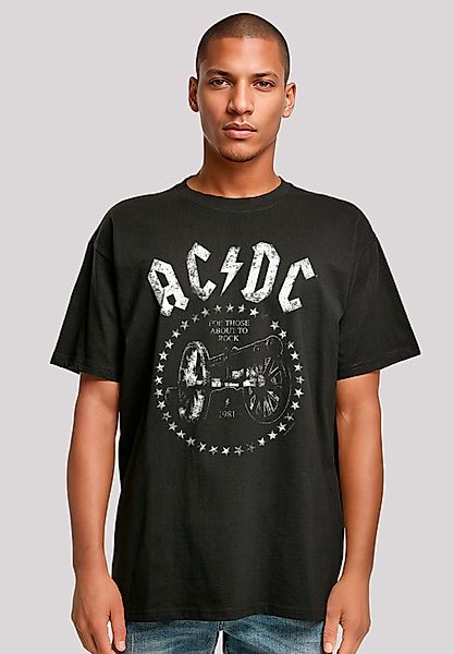 F4NT4STIC T-Shirt "ACDC We Salute You Cannon", Premium Qualität günstig online kaufen