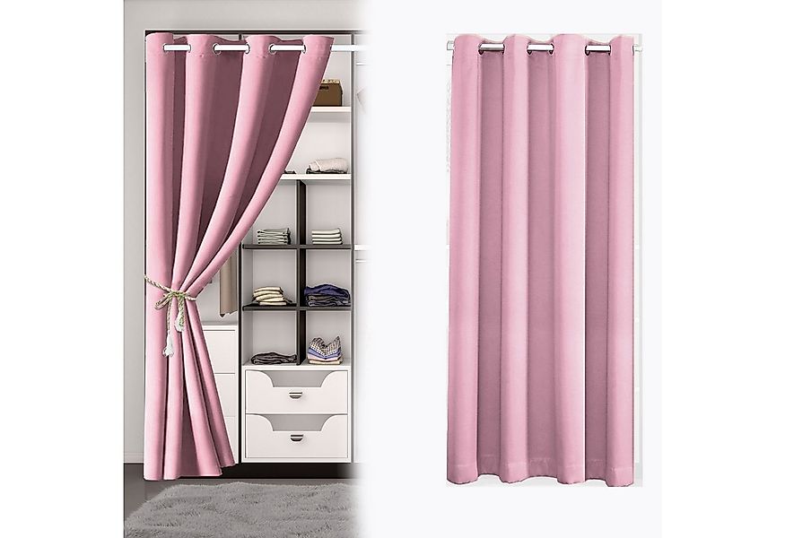 BTTO V&G Türvorhang Thermo Gardinen Vorhang Blickdicht ösen 6 Farben, 3 Grö günstig online kaufen