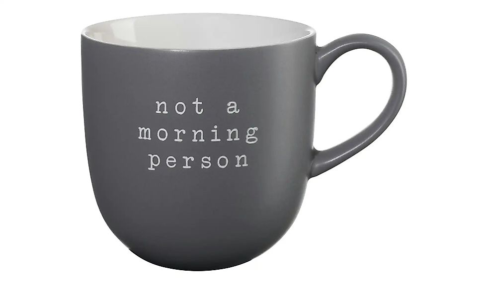 ASA SELECTION Tasse   ¦ grau ¦ Porzellan ¦ Maße (cm): H: 9,5  Ø: 9.5 Geschi günstig online kaufen