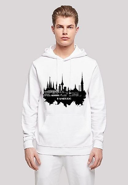 F4NT4STIC Kapuzenpullover Cities Collection - Hamburg skyline Print günstig online kaufen