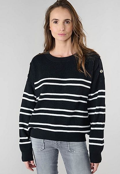 Le Temps Des Cerises Strickpullover APOCY in gestreiftem Design günstig online kaufen