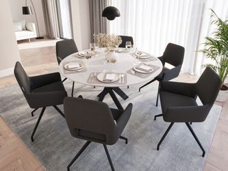 Magnolia Home Esszimmer-Set Esstisch mit 6 günstig online kaufen