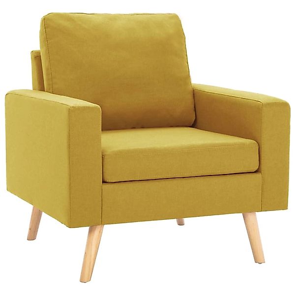 vidaXL Sessel Gelb Stoff Modell 4 günstig online kaufen