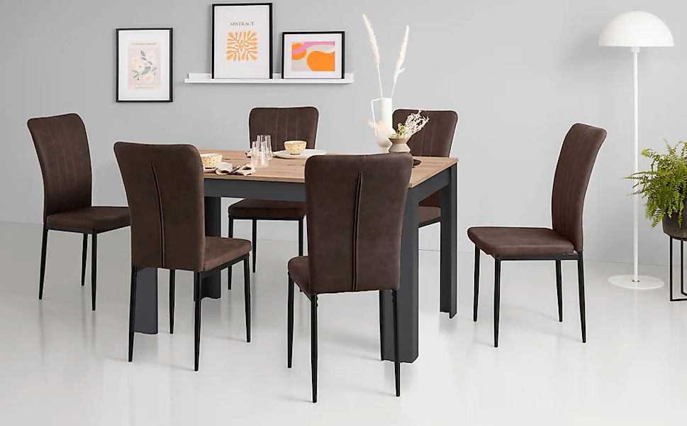 Home affaire Essgruppe "Bergamo" Set, 5 Stk. tlg. moderne 5 - teilige Essgr günstig online kaufen