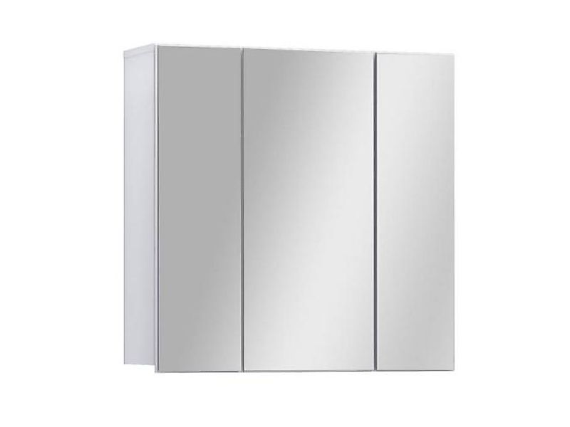 Spiegelschrank  3-trg.  ohne Beleuchtung ca. 70x71x23cm Weiß günstig online kaufen