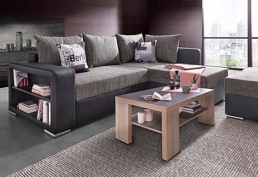 COLLECTION AB Ecksofa John L-Form, mit Bettfunktion, Bettkasten und integri günstig online kaufen