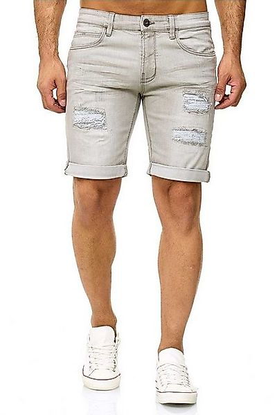 Indicode Shorts KADEN HOLES mit Used-Look & Destroyed Effekt günstig online kaufen