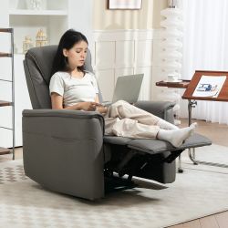 HOMCOM Relaxsessel mit Liegefunktion, Taschenfederkern (Fernsehsessel, günstig online kaufen