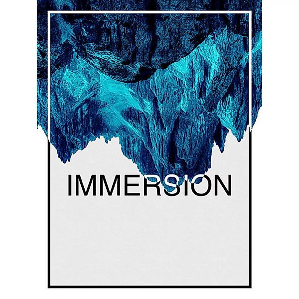 Komar Wandbild Immersion Blue Landschaft B/L: ca. 30x40 cm günstig online kaufen