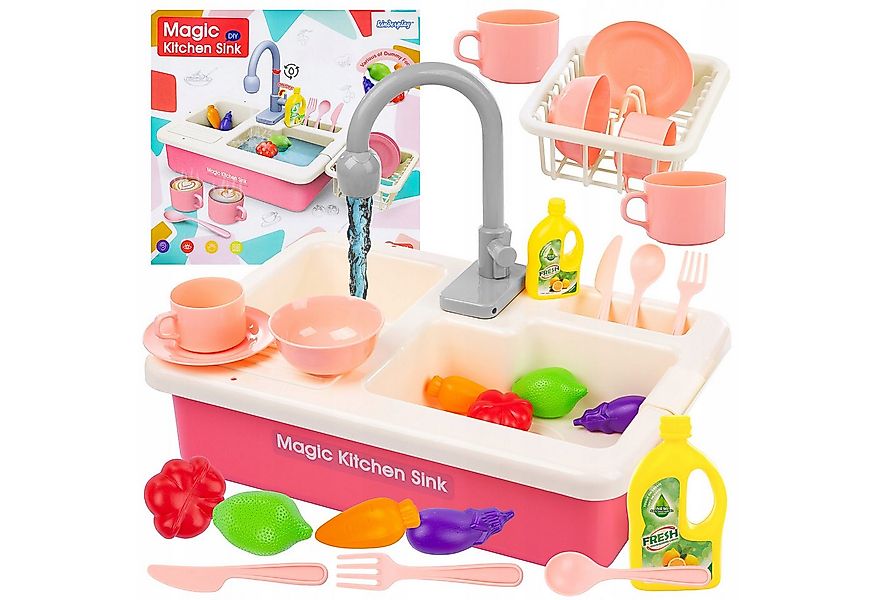 Kinderplay Dolls & Strollers Spielküche Spielküchen-Spülbecken – Realistisc günstig online kaufen