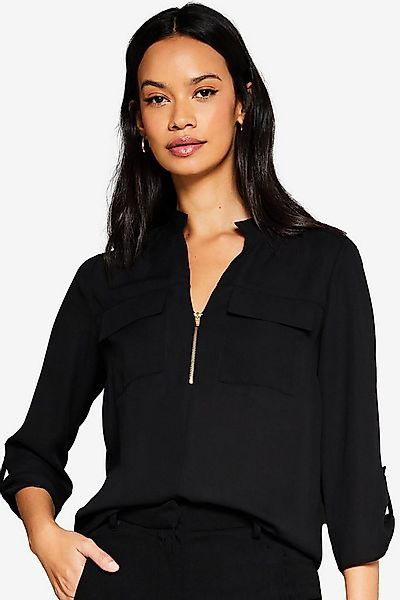 LIPSY Langarmbluse Lipsy Bluse mit Utility-Tasche, Regular (1-tlg) günstig online kaufen