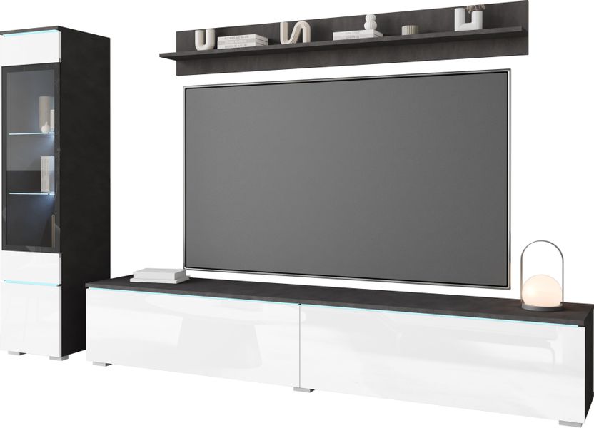 INOSIGN Wohnwand VERA I, Vitrinen Türanschlag günstig online kaufen