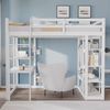 Merax Hochbett mit Stauraum und Sicherheitsleiter, günstig online kaufen