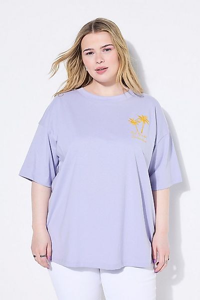 Studio Untold T-Shirt T-Shirt oversized Palmen-Stickerei günstig online kaufen