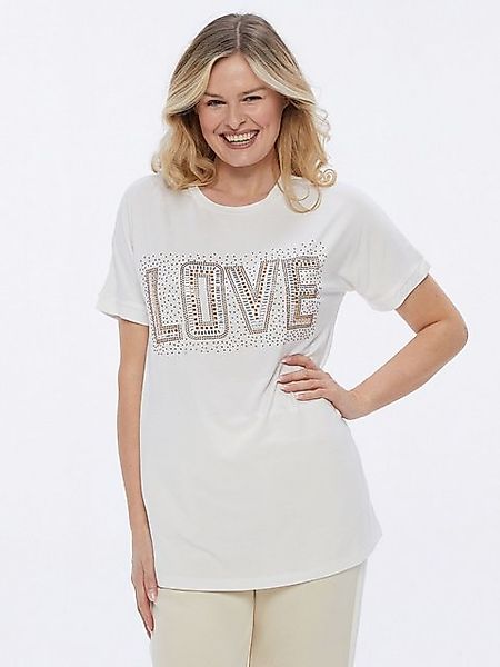 MONACO blue WEEKEND T-Shirt Kurzarmshirt figurumspielend mit bicolor Krista günstig online kaufen