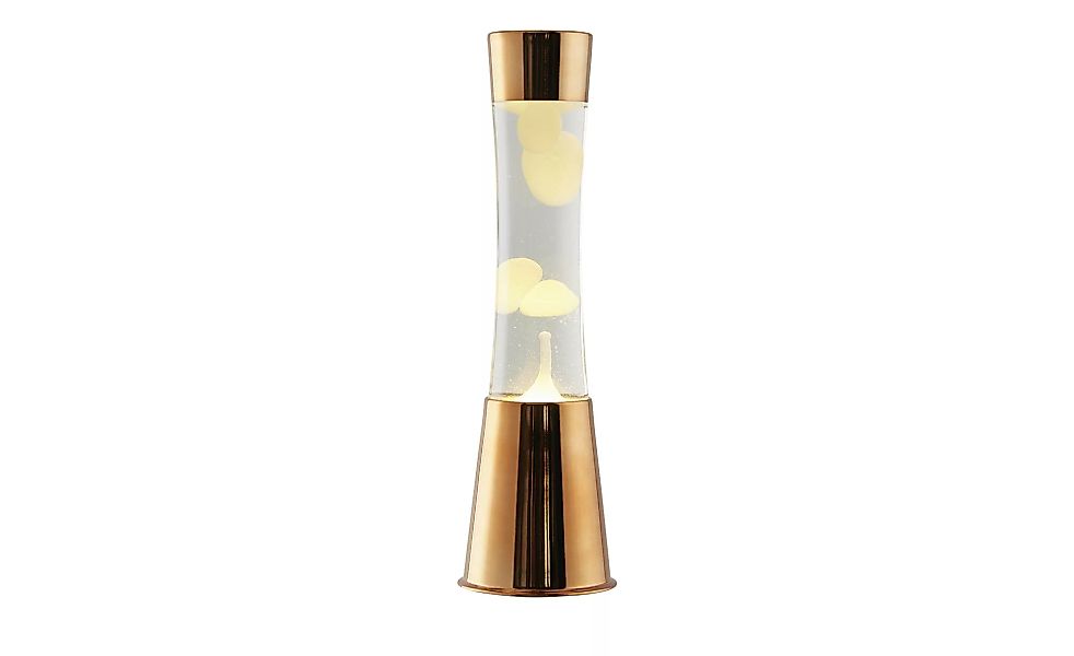 Trio Lava-Leuchte weiß/ klar - kupfer - 39 cm - Lampen & Leuchten > Innenle günstig online kaufen