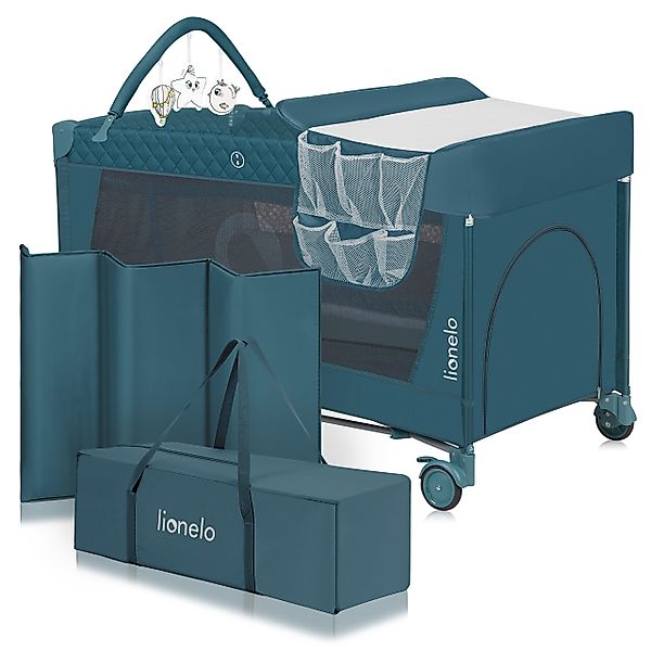 lionelo Baby-Reisebett FLOWER, 4in1:Laufstall Baby, Wickeltisch, günstig online kaufen