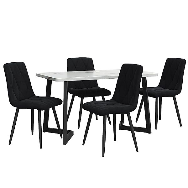i@home Essgruppe 117×68cm Esstisch mit 4 günstig online kaufen