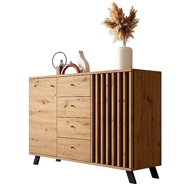 Newroom Sideboard Barea, Wildeiche Sideboard Modern günstig online kaufen