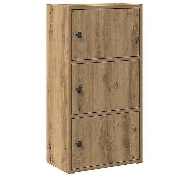 vidaXL Bücherregal Bücherregal Artisan-Eiche 40x24x77 cm Holzwerkstoff, 1-t günstig online kaufen