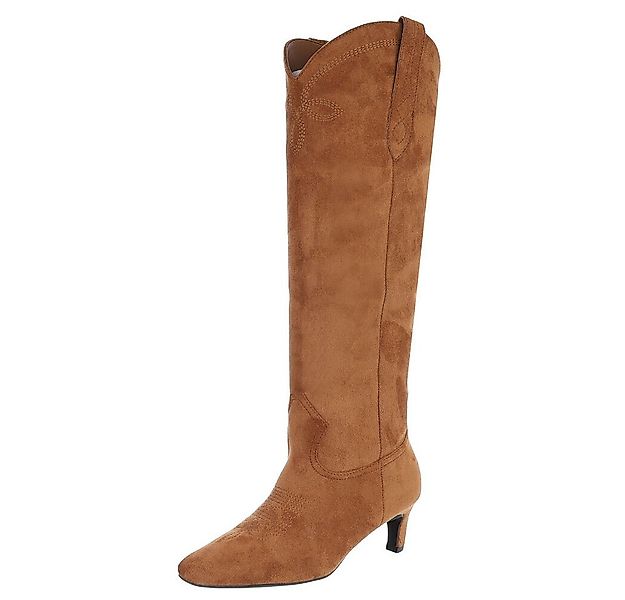 Ital-Design Elegante Stiefel aus hochwertigem Material mit Absatz Westernst günstig online kaufen