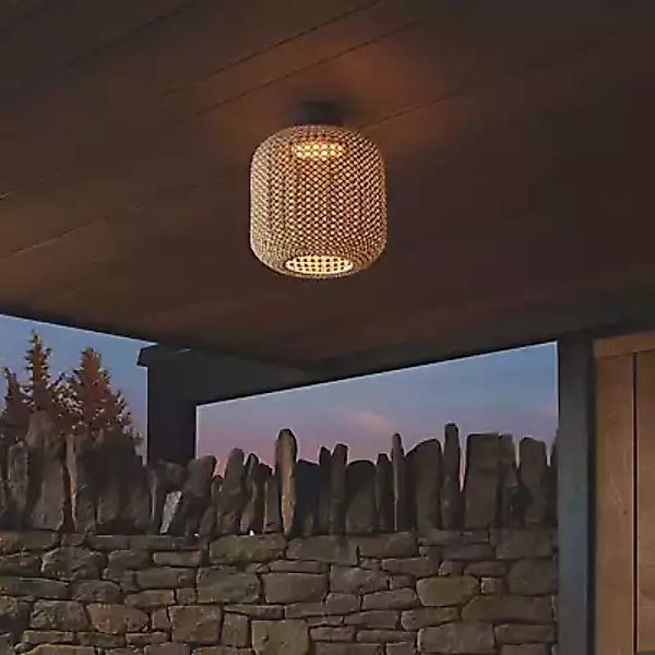 Bover Nans PF/31 LED-Außendeckenleuchte, beige günstig online kaufen