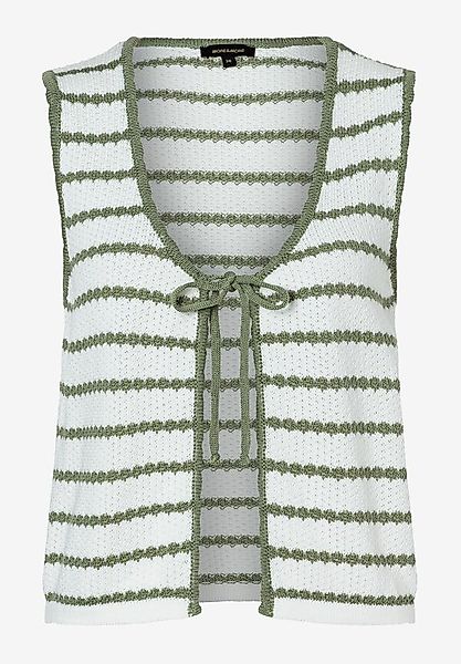 MORE&MORE Strickweste Streifenstrickweste günstig online kaufen