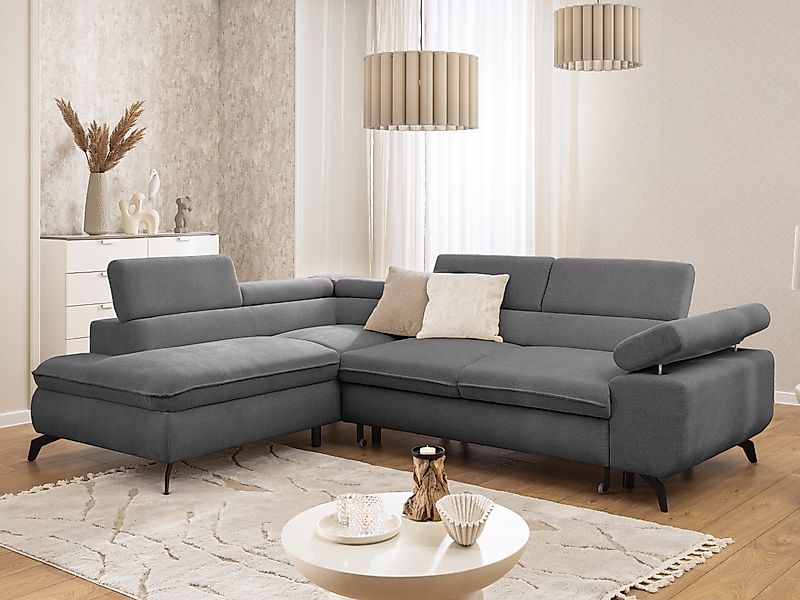 S-Style Möbel Ecksofa Bonnie mit Schlaffunktion günstig online kaufen