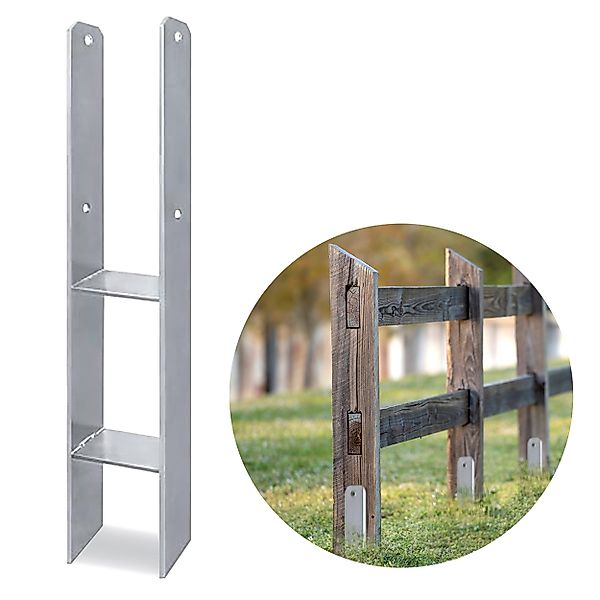 Gartenwelt Riegelsberger Bodenanker H-Pfostenträger Bodenhülse Carport günstig online kaufen