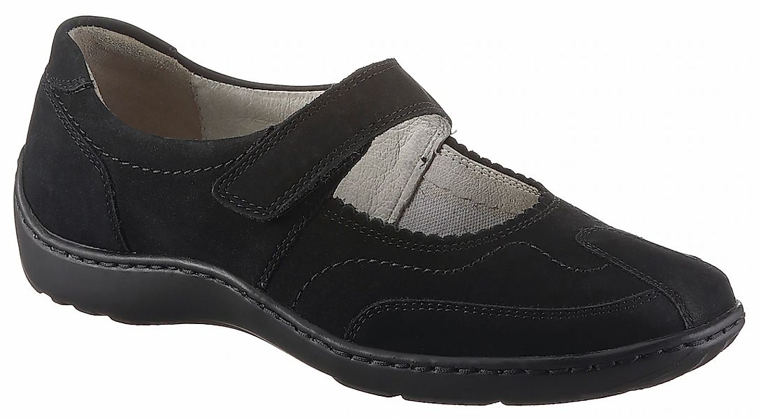 Waldläufer HENNI Riemchenballerina Slipper, Bequemschuh, Klettschuh günstig online kaufen