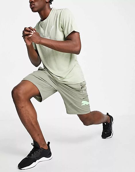 PUMA Training – Shorts in Grau, 10 Zoll günstig online kaufen