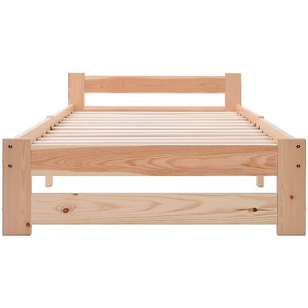Gotagee Holzbett Massivholzbett Futonbett Natur Bett günstig online kaufen