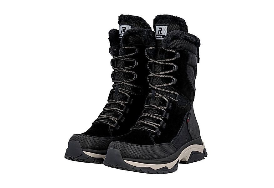 Rieker W3972-00 (Schnürstiefel mit Innenfutter, sehr warm) schwarz Damen Wi günstig online kaufen