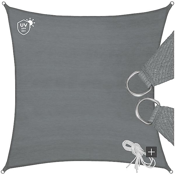 tectake Sonnensegel, (Set, 3 x 3 günstig online kaufen