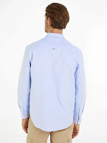 Tommy Jeans Langarmhemd "TJM ENTRY REG OXFORD SHIRT", mit Logoprägung günstig online kaufen