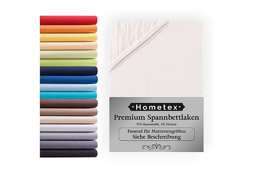 Hometex Premium Textiles Spannbettlaken Premium Boxspringbett Spannbetttuch günstig online kaufen