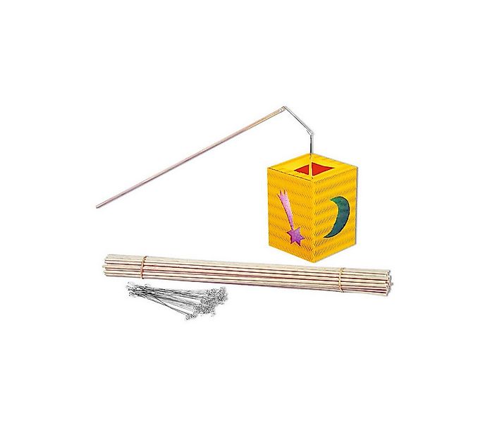 URSUS Bastelnaturmaterial URSUS Laternenstab mit Spirale, Ø6mm, 60cm lang, günstig online kaufen