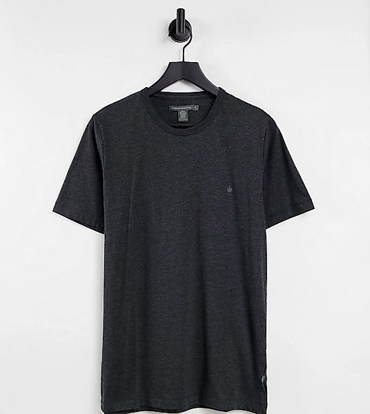French Connection Tall – T-Shirt in Anthrazit mit Rundhalsausschnitt-Grau günstig online kaufen