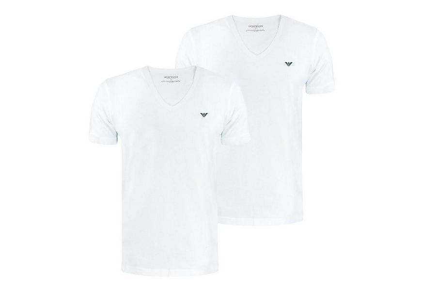 Emporio Armani Unterziehshirt 2er Pack T-Shirts V-Neck Stretch Cotton (2-St günstig online kaufen