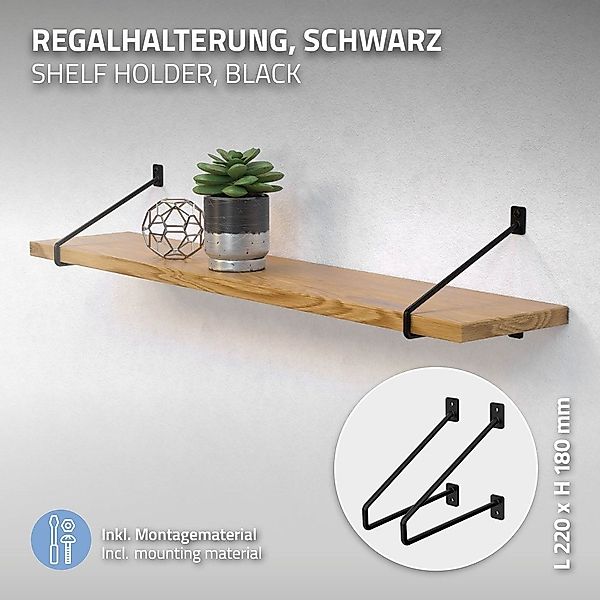 ML-DESIGN Wandregalhalter Regalhalterung Winkel Halterung für günstig online kaufen