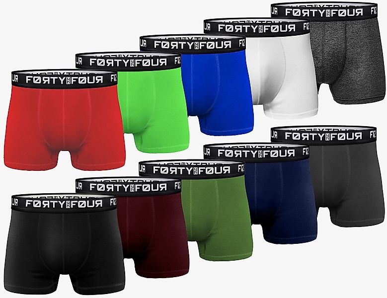 FortyFour Boxershorts Herren Männer Unterhosen Baumwolle günstig online kaufen