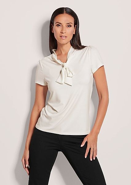 MADELEINE Kurzarmshirt Edel-Shirt mit Schluppe günstig online kaufen