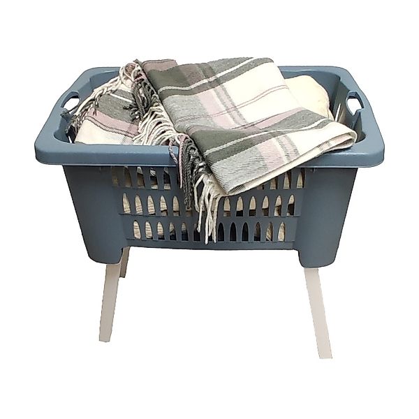 varivendo Wäschekorb Wäschekorb mit Beinen Taupe günstig online kaufen